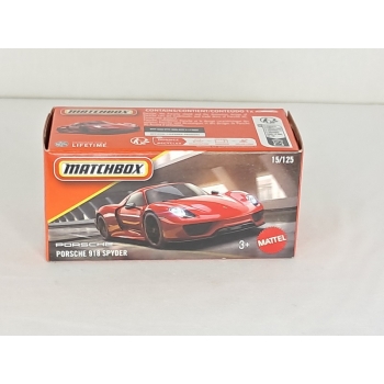 Matchbox 1:64 Porsche 918 Spyder red